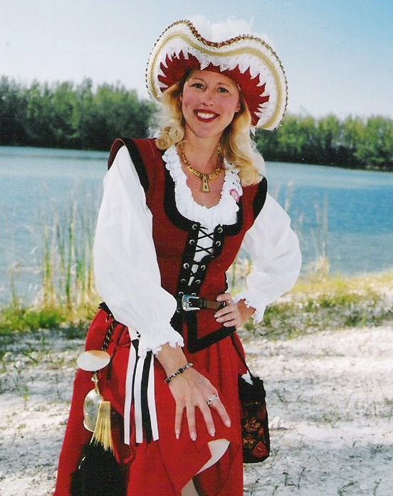 Mary Ann Jung as Grace O'Malley, the Pirate Queen